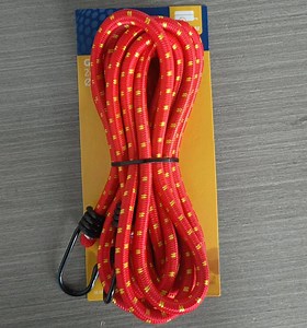 [Hot Item] Red 8mm Elastic Bungee Cord with Metal Hook