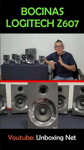 These are the Logitech Z607 speakers - See the full review on our channel