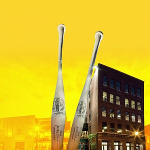4.6K views · 310 reactions | Swing into the action of the award-winning Louisville Slugger Museum & Factory. Home of the world-famous Big Bat and now the Torpedo Bat. Step up to the plate and book your adventure now! | Louisville Slugger Museum & Factory | Facebook