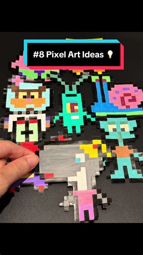 How to draw Pearl Krabs #pixelart #pixelartideas