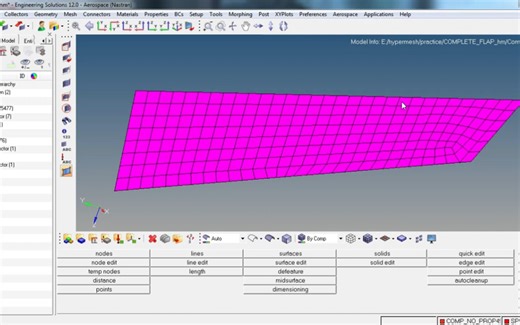 hypermesh 局部生成坐标系