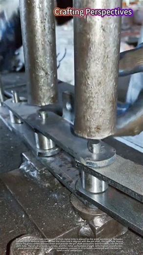 Satisfying Heavy Chain Pin Installation on Hydraulic Press
