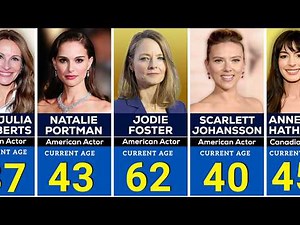 300 Hollywood Actress AGES in 2026 Revealed!