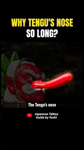 Why Tengu's nose So Long? #irezumi #tattoo #japanesetattoo