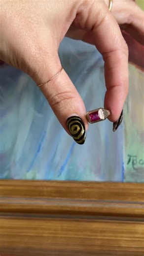 Antique Art Deco 10k Ruby Ring - Etsy