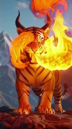 Unleashing the Tiger with Dragon Power | Epic 8K Fantasy Visuals