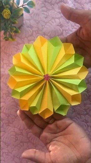 Twin-Colour Paper Flower 🌼 | Easy DIY Paper Craft for Beginners