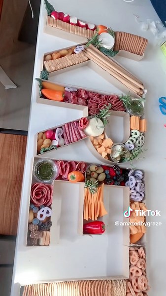 Heres how i made my paper mache charcuterie letters ( that coffee was goodlol ) !! #fyp #charcuterie #charcuterieletters #howto #howtotiktok