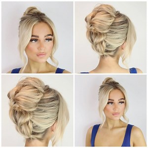 1.1M views · 7.4K reactions | Festive Hairstyle For Short Hair! | Sweethearts Hair | Facebook