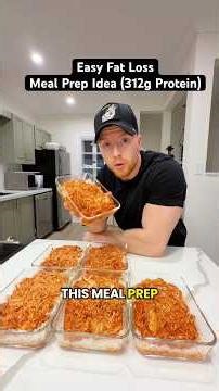 312g Protein Fat Loss Meal Prep 🍗 #highprotein #mealprep #fatloss #cooking #cookingchannel #foodie