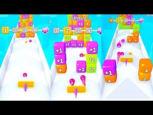 Bouncing Balls 2048 - All Levels 1-15 Gameplay