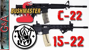 Smith & Wesson M&P 15-22 VS BushMaster C-22 22lr Rifles | ARO News