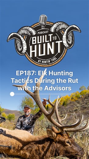 🎙️ EP 187: Elk Hunting Tactics During the Rut with the Hunt Advisors Hunt Advisors Eric, Jerrod, and Isaiah sit down to to discuss their strategies for hunting bull elk during the peak of the rut, including calling, stalking, ambushing, and more! Listen to their thoughts on moon phases, weather, and how to get a shot at a herd bull this fall. Tune in here: https://bit.ly/3oN0A9R | Huntin' Fool