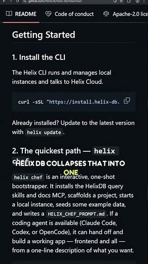 HelixDB: a graph-vector database for knowledge graphs and AI memory