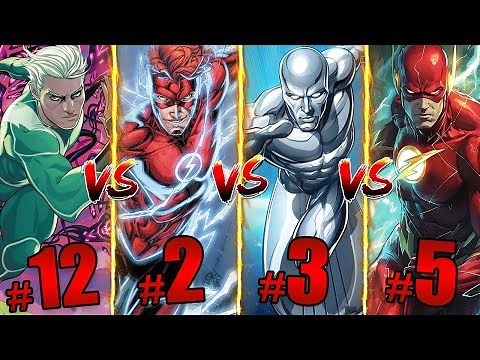 Who's Really the Fastest Hero in All of Comics? | Ranking Fastest Heroes From Slowest to Quickest