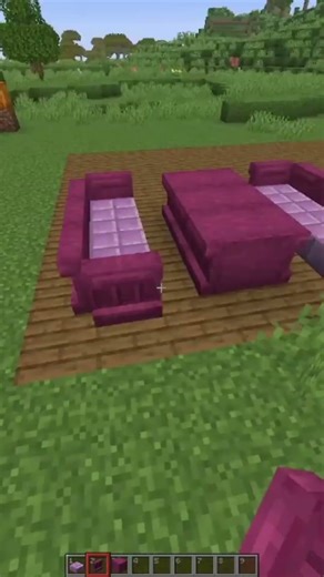 IDEA DE MESA CON SILLONES PARA MINECRAFT 1.21 #shortvideo #minecraft #tutorial #idea