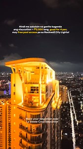 Budget-friendly staycation with a stunning city lights view. For just ₱2,500, you and 3 friends (good for 4 pax!) can enjoy a relaxing stay with FREE pool access. Yes, ₱2,500 all-in for 4 people — legit! 📍 Book your stay now at @lasiestacasastaycation #LaSiestaCasaStaycation #StaycationOnABudget | La Siesta Casa Staycation