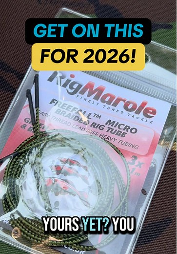 🎣 Serious about stealthy carp rigs? This is a game-changer. The Rig Marole Micro Braided Rig Tube is designed for anglers who want maximum concealment, perfect rig alignment, and total confidence on every cast. 🔥 Why carp anglers love it: ✅ Ultra-soft braided tubing for natural movement ✅ Protects the mainline while keeping rigs pinned down ✅ Reduces tangles for cleaner, more effective presentations ✅ Ideal for chod, Ronnie, and bottom-bait rigs If you’re targeting pressured carp and want bett