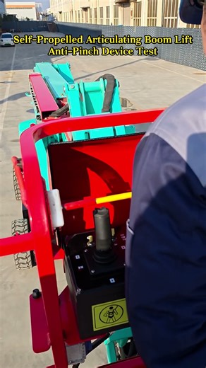 Anti-Pinch Device for Articulating Boom Lifts — Your Ultimate Safety Lock for Aerial Work!