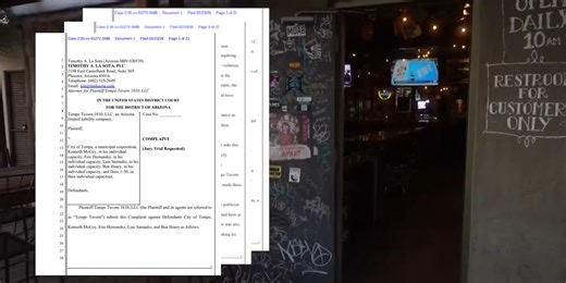 Tempe college bar claims being unfairly targeted by police in lawsuit