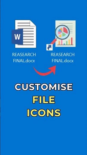 Custom File Icons on Windows (2026) #shorts #windows #file