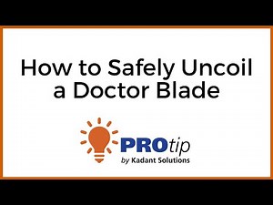 How to Safely Uncoil a Doctor Blade | Kadant Solutions