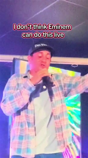 Eminem doesn't do it like this live. #eminem #rap #godzilla #lukeskyrocker