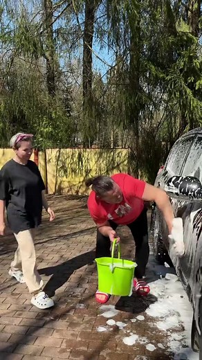 Я люблю свою машину — рыжий кот веселится