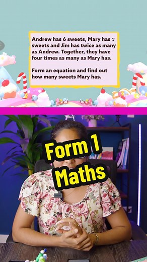 Algebra Made Easy: Solve for Mary’s Sweets