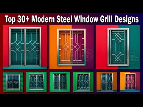 Top 30+ Modern Steel Window Grill Designs | Stylish & Durable Ideas