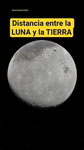 Distancia entre la LUNA y la TIERRA #luna #astronomia #universo #sistemasolar #satelite #planeta