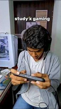 study 🔥 x gaming ☠️ #freefire #shorts #gbogamer
