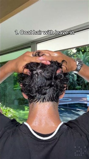 Styled with BASED Leave in Conditioner and Curl Cream