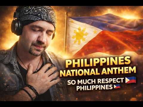 Reacting to the Philippines National Anthem 🇵🇭 (I Felt Every Word)