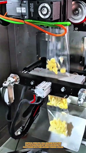 High Speed Vertical Form Fill Seal Machine Packaging Snack in Seconds #packaging #machine