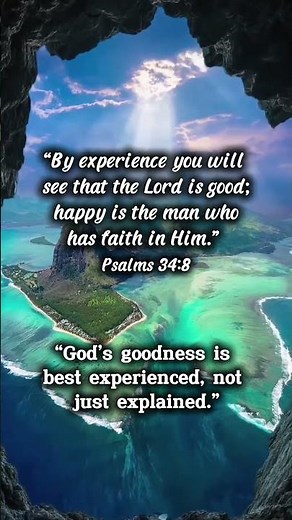 Psalms 34:8 | Taste and See That the Lord Is Good | Daily Bible Verse #bibleverse
