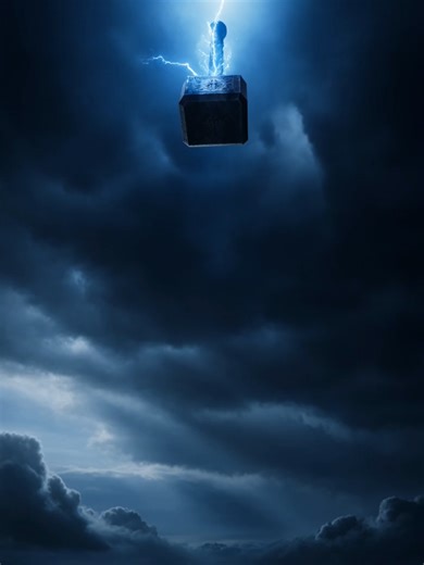 El arma más poderosa de los dioses ⚡️ #Thor #Mjolnir #MitologiaNordica #Vikingos #Ragnarok