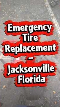 Emergency Tire Replacement - Roadside Assistance #Jacksonville #roadsideassistance #duval #florida