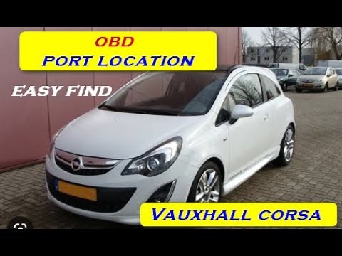 Vauxhall Corsa UK / How to find OBD port location ?