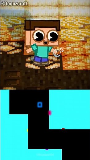 Shrinking Potion in Minecraft | Blue Bouncing Square