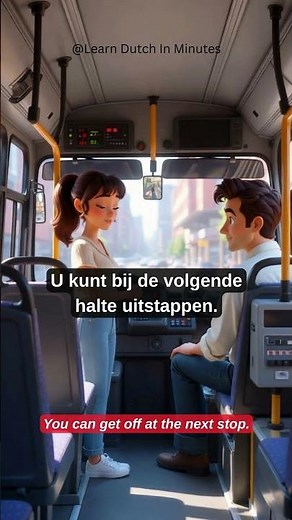 🚌 “Halte Gemist in de Bus” – Nederlandse Conversatie