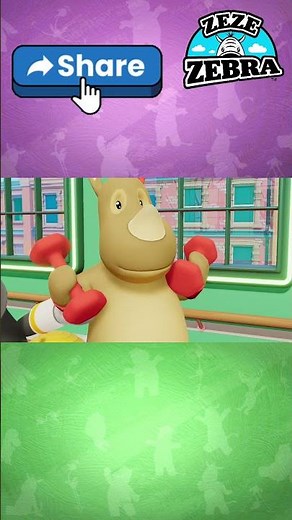 😲 Hip-po Lifts Rhianna Like a Weight! | Zeze Zebra Gym Day