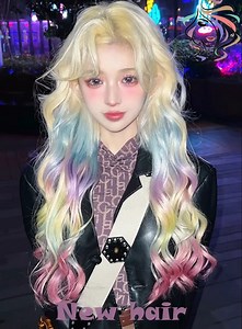 What will you look like if you try rainbow dye? | New hair