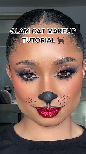Glam Cat Makeup Tutorial for Halloween