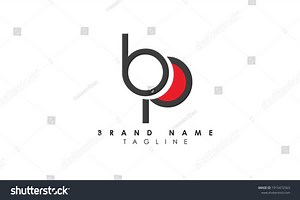 Alphabet Letters Initials Monogram Logo Bp Stock Vector (Royalty Free) 1915472563 | Shutterstock