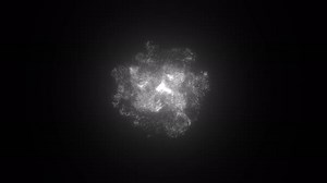Particle Burst. White Particle Explosion. Particle Blast. Particles Bomb. Explosion of Particles