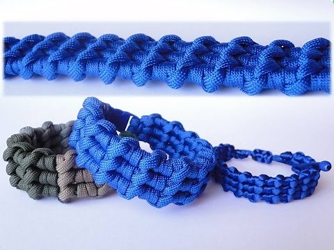 How to Make the „Ocean Waves“ Paracord Survival Bracelet / Bonus Tutorial-Macrame Version
