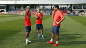 1.7M views · 723 reactions |  Messi - Suárez - Neymar  The trident is back to training El trident torna als entrenaments El tridente vuelve a los entrenos | FC Barcelona | Facebook