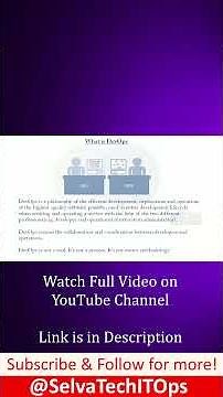 What is DevOps? | DevOps Explained in Tamil #devopstamil #devopstutorial #selvatechitops