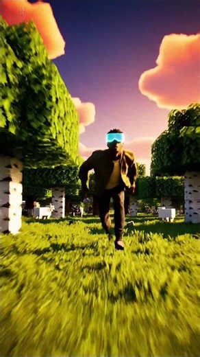 What If VR Took You INTO Minecraft? 🕶️ #shorts #minecraft